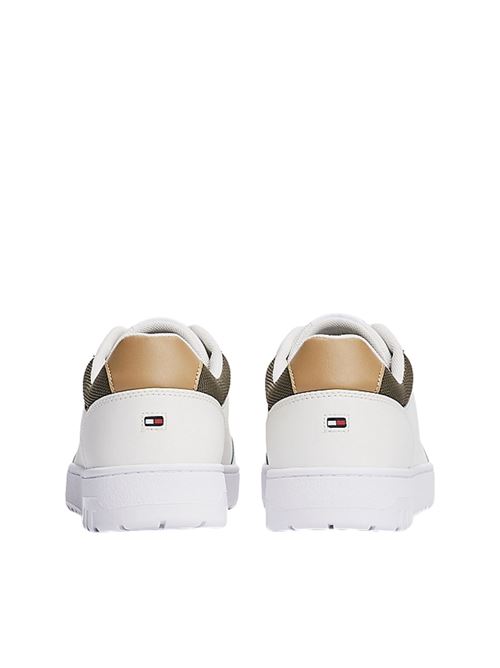 Sneaker basket mix ecru Tommy Hilfiger | FM0FM05369YBL